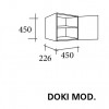 Module DOKI réversible 1 porte