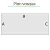 Plan vasque sur mesure